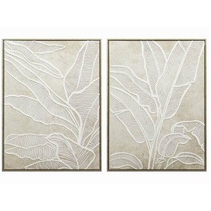 Paveikslas Lapai (2 mix) 3x60x80 cm 8445393563626