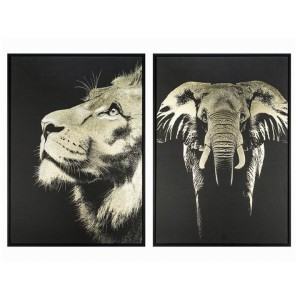 Paveikslas Gyvūnai (2 mix) 3x50x70 cm 8445393563930