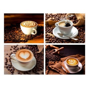 Paveikslas Kavos puodelis 40x30x1.5 cm (mix 4) 8445393662695