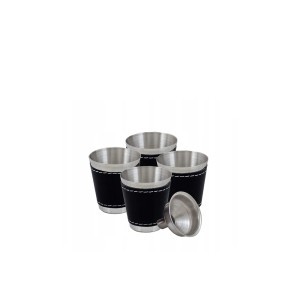 Rinkinys gertuvė ( fleškutė) metalinė+taurelės+piltuvėlis 240 ml KW84K