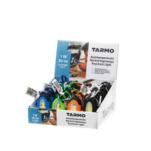 Žibintuvėlis LED 1 W - raktų pakabukas 3,5x2x12 cm (mix) Tarmo 308731