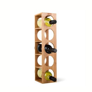 Lentyna vyno buteliams 53x13,5x13 cm bambukas Quttin BQ01018668086