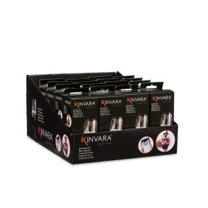 Rinkinys vynui aeratorius su stovu 8x5x15 cm Kinvara 83952