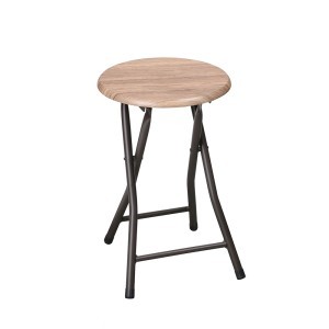 Kėdė sulankstoma D30xH45 cm juoda, medis Urban Living 151090