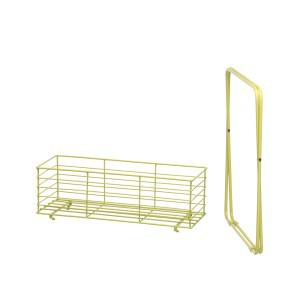 Stovas gėlėms metalinis 50x26,5x64,5 cm aukso sp. (max 10 kg) 4Living 643837