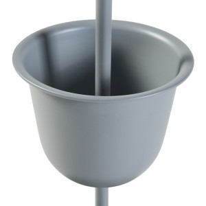 Stovas gėlėms metalinis 48x23 cm pilka sp. Aplhen PXFF-0173 84315628