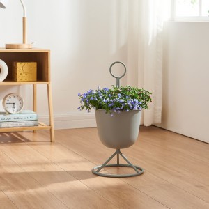 Stovas gėlėms metalinis 48x23 cm pilka sp. Aplhen PXFF-0173 84315628