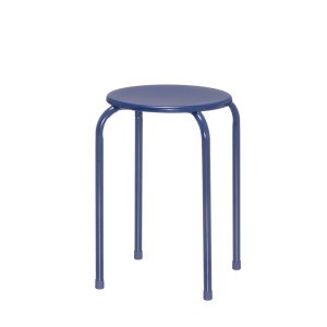 Kėdė-taburetė metalinė D29,5xH44 cm mėlyna sp. 4Living 643488