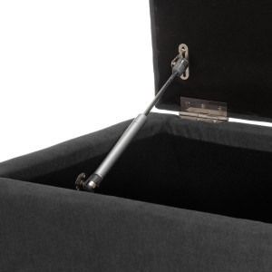 Pufas su dėže, medinėmis kojomis 45x45x48 cm (max 100 kg) 4Living 637450