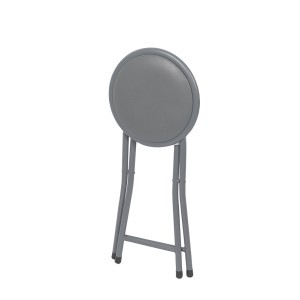 Kėdė-taburetė sulankstoma D30xH45 cm pilka sp. Urban Living 224738