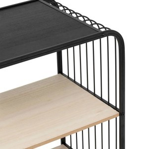 Lentyna pastatoma su ratukais 43x28x74 cm MDF, metalinė 5Five 193586