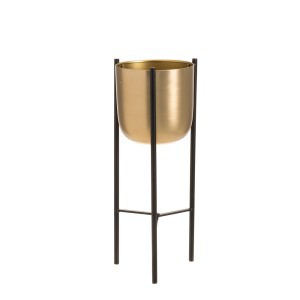 Stovas gėlėms metalinis D20xH51 cm aukso spalvos 4Living 601950