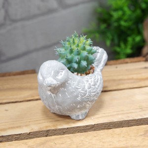 Vazonas Paukštelis  iš betono 8.5x9.5x5 cm CL305 Country Living Widdop