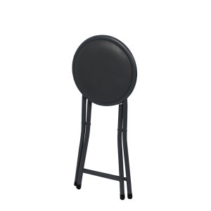 Kėdė-taburetė sulankstoma D30xH45 cm juoda sp. Urban Living 224737