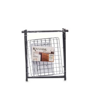 Lentyna pastatoma 43x89x30 cm metalinė, juodos sp. Giftdecor 79784