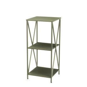 Lentyna pastatoma 33x33x75  cm metalinė, alyvuogių sp. Giftdecor 12256