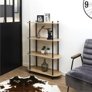 Lentyna pastatoma medinė 4 aukštų 113x80x30 cm Home Deco HD0075