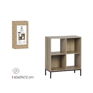 Lentyna pastatoma 60x29x72 cm juoda, medžio sp. MobleKit BY05014079109