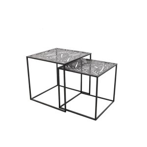 Staliukai metaliniai 2 vnt. 40x40x40 cm Home Deco HD6580
