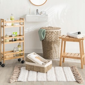 Suoliukas/lentynėlė 39,5x25x46 cm bambukinis 5Five 174605