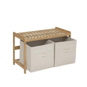 Suoliukas su dėžėmis 67x44x35 cm bambukas 5Five 200138