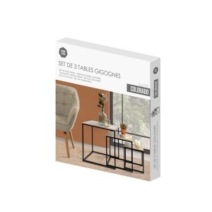 Staliukas 3 vnt kompektas 30x30x30/40x40x40/50x50x50 cm Urban Living 152174