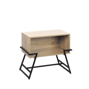 Staliukas 50x33x45 cm juodos, medžio sp. MobleKit BY01094078895