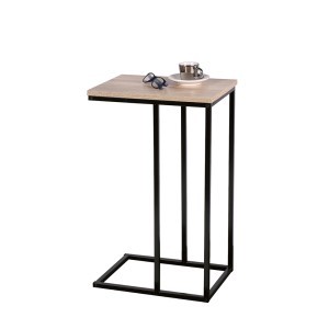 Staliukas Side 40x30x66 cm juodas, medis Urban Living 151342