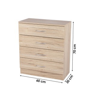 Komoda 60x30x70 cm Pratik Urban Living 400154