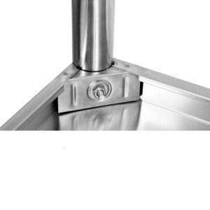 Stalas nerūdijančio plieno 1500x700xH850MM YG-09013 GASTRO