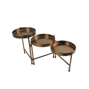 Staliukų komplektas vazonams 3 vnt bronzos sp. 65x19,5x28,5 cm 110661