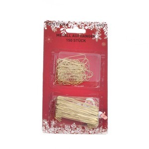 Kabliukai eglutės žaisliukams 150 vnt (mix) Best Choice 69437 KLD