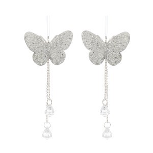 Dekoracija Drugelis 2 vnt. plastik. 17x8x2 cm 158790 KLD