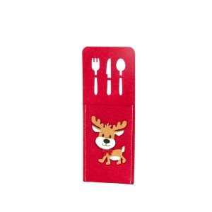 Kalėdinis stalo įrankių dėklas 21x8 cm (mix) 55039 KLD