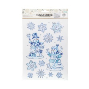 Lipdukai langams Žiema 20x30 cm (mix) 55540 KLD