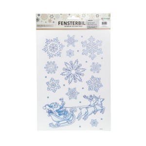 Lipdukai langams Žiema 20x30 cm (mix) 55540 KLD