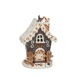 Dekoracija Namas su apšvietimu 14x11x20 cm 8445393515458  kld