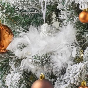 Dekoracija Angelas pūkuose D12xH7 cm Atmosphera 137744B KLD