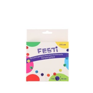 Popierinė girlianda dekoravimui Pom Pom 315x10 cm Festi 634840