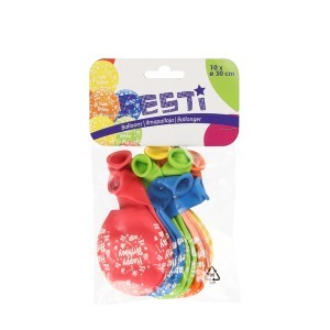 Balionų rinkinys Happy birthday! 10 vnt D30 cm Festi 634504