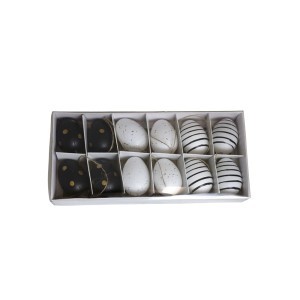 Dekoracijos pakabinamos Kiaušiniai 12 vnt. 6846 velyk