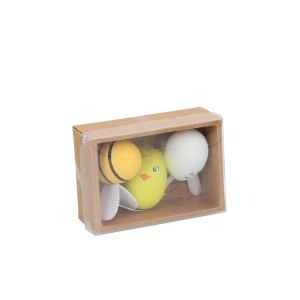 Dekoracijos pakabinamos Kiaušiniai  3 vnt. D4 cm ARTICASA 871125249829 velyk