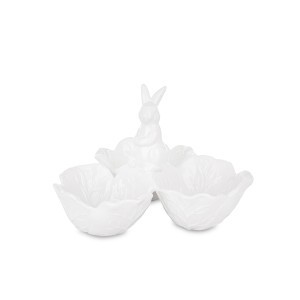 Dubenėlis keramikinis su kiškiu 14x20x20 cm 177885 velyk