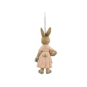 Figūrėlė pakabinama Triušis 6x3x12 cm velykinis Clayre