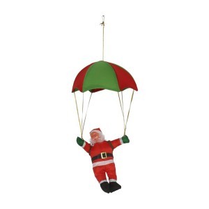 Dekoracija Kalėdų senis su parašiutu 55 cm 8445393306322 kld