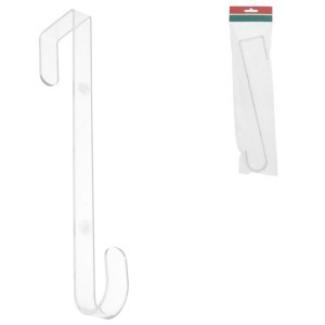 Kabykla kalėdiniam vainikui 30 cm skaidri plastikinė 8445393497396 KLD