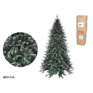 Dirbtinė Kalėdų eglutė su kankorėžiais 120 cm 8445393287416 kld