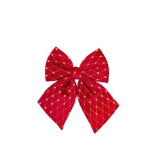 Dekoracija Kaspinas raudonos spalvos   25x25x3 cm 181247 KLD