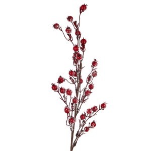 Dekoratyvinė šakelė su uogomis 65x13x7 cm 181400 kld