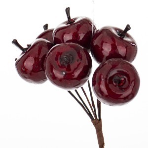 Dekoratyvinė šakelė su obuoliukais 12,5x9,5x5,5 181407 KLD